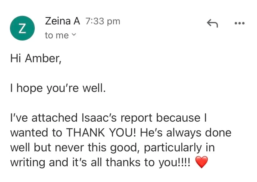 BEST writing report ever!