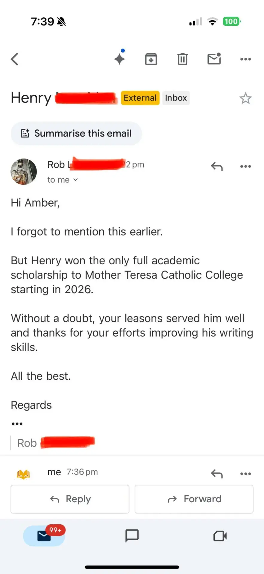 Full Scholarship!
