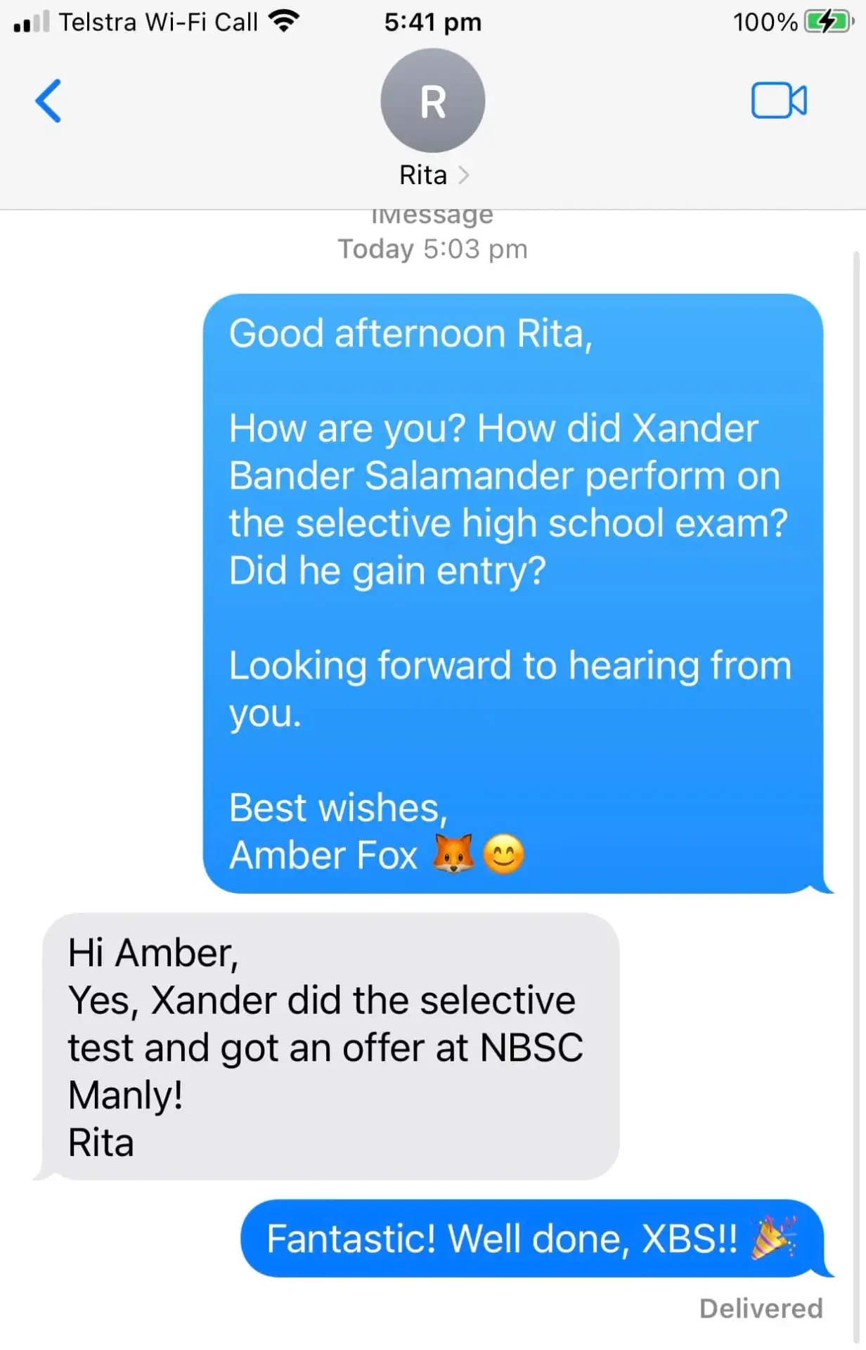 Manly High School Offer!