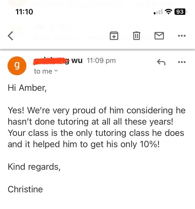 Top 10% in writing!!!